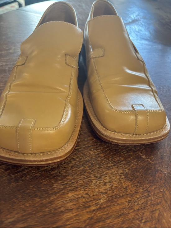 Vero Cuoio  Men\'s Tan Leather Slip-On Loafers — Honey Tan main image 10